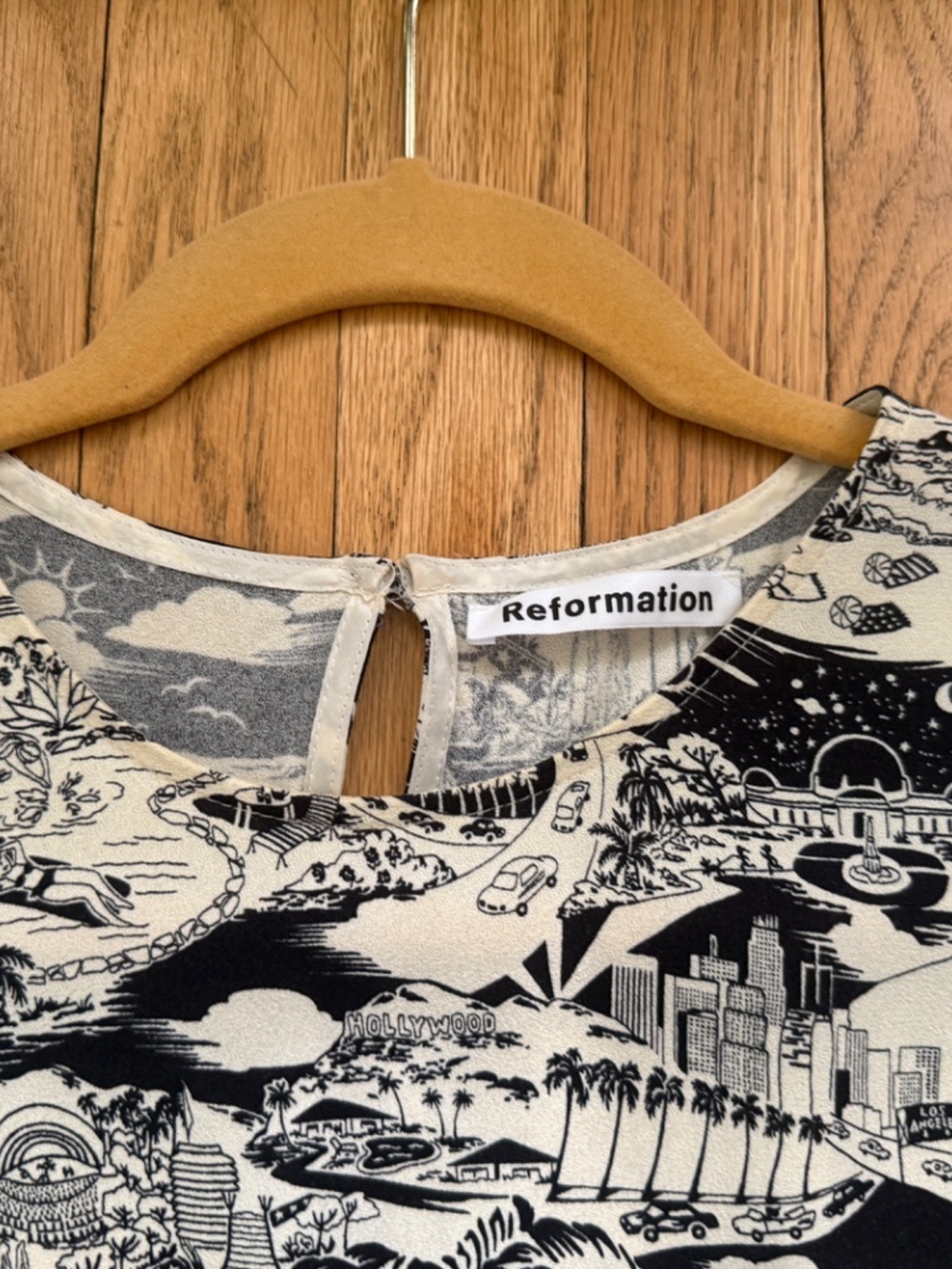 Reformation Gavin Los Angeles Dress | Sz 10 - Picture 6 of 11